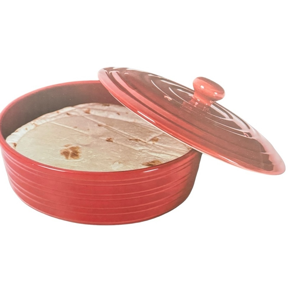 Hell's‎ Kitchen Red Tortilla Warmer NIB